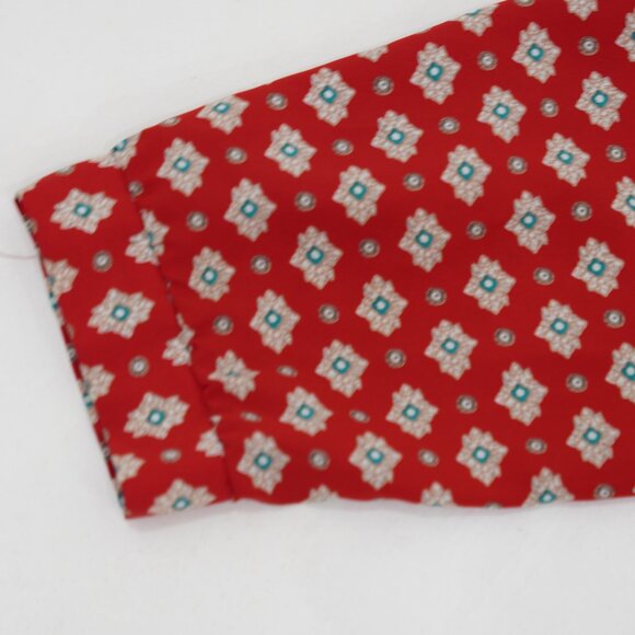 Breli Floral Print V-Neck Ruffle Mini Dress White Sleeveless Sz M - Picture 5 of 6